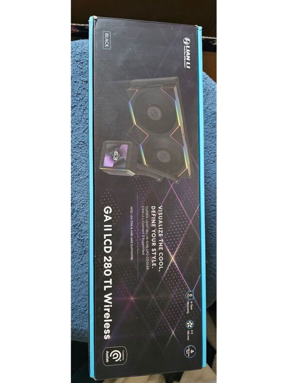 LIAN LI GALIA ILOD 280 T1 Wireless RGB Liquid CPU Cooler Black